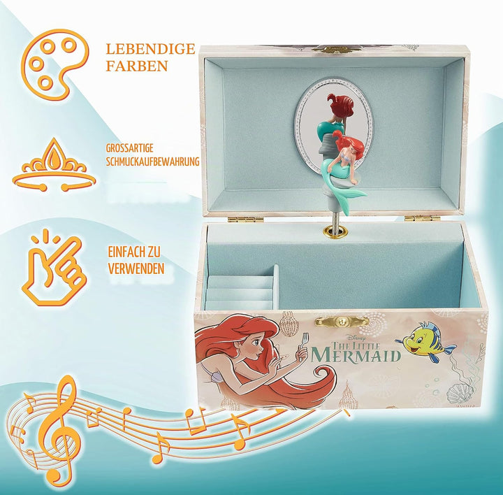 Disney Encanto Schmuckkästchen Mädchen Spieluhr Die Eiskönigin Ariel oder Mirabel Musikalische Schmu