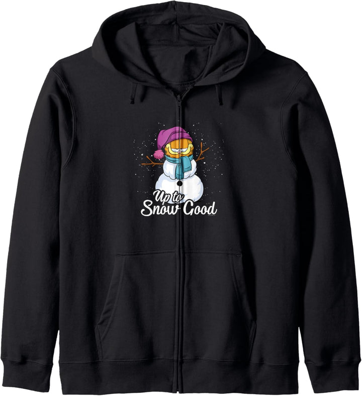 Garfield Up To Snow Good Garfield Snowman Kapuzenjacke