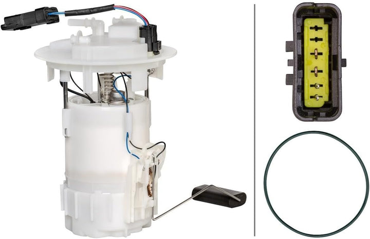 HELLA 8TF 358 106-021 Kraftstoff-Fördereinheit - elektrisch - 4-polig - mit Dichtung/mit Tankgeber