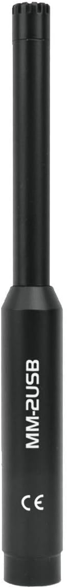 Omnitronic MIC MM-2USB USB-Kondensator-Messmikrofon | Präzises USB-Messmikrofon mit linearem Frequen