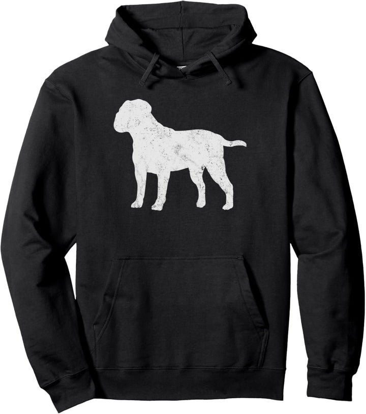 Bullmastiff Hund Vintage Pullover Hoodie