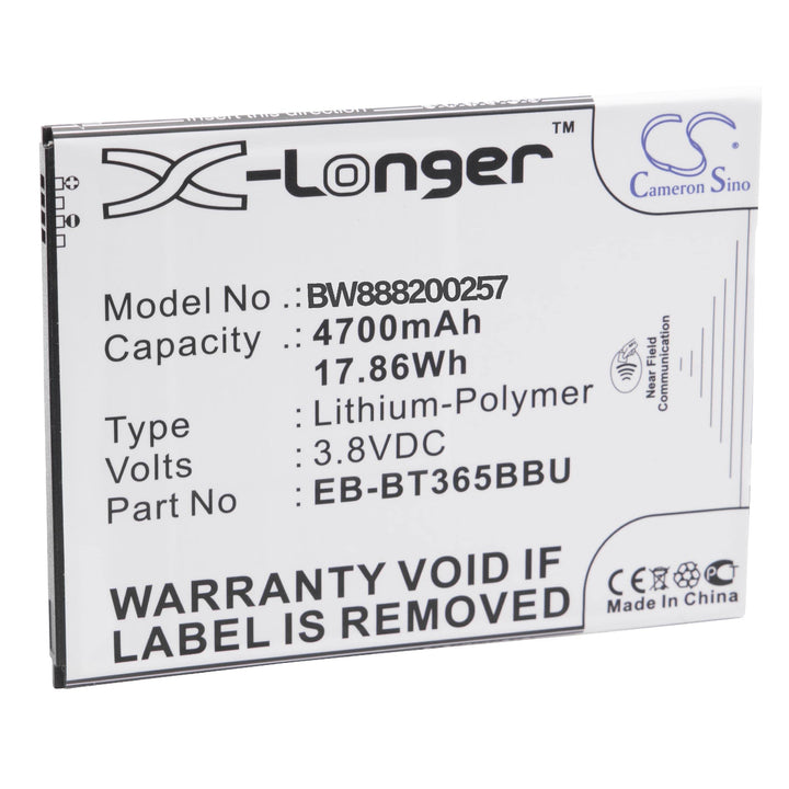 vhbw 1x Akku Ersatz für Samsung EB-BT365BBU, EB-BT365BBC, EB-BT365BBE, EB-BT365BBUBUS, GH43-04317A f