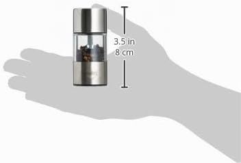 Küchenprofi Midi Mühlen Set Vienna 8,5 cm 3.4" x 1.5" Silber, 3.4" x 1.5" Silber