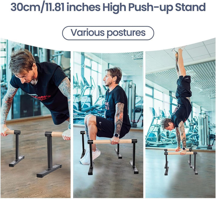 Parallettes, Parallettes Calisthenics, Holz Rutschfeste Liegestützgriffe, Calisthenics Griffe Für Ha