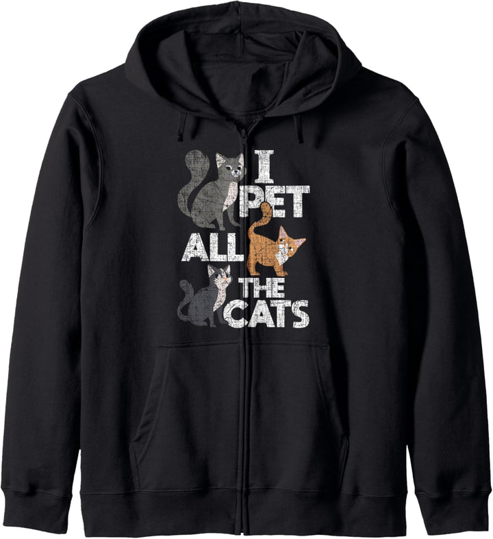 Katzen-Dame Gifts I Pet alle Katzen-Schmutz-Haustier-Inhaber Kapuzenjacke