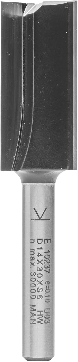 ENT 10237 Nutfräser HW, Schaft (S) 6 mm, Durchmesser (D) 14 mm, NL 30 mm, SL 32 mm, GL 62 mm D=14 /