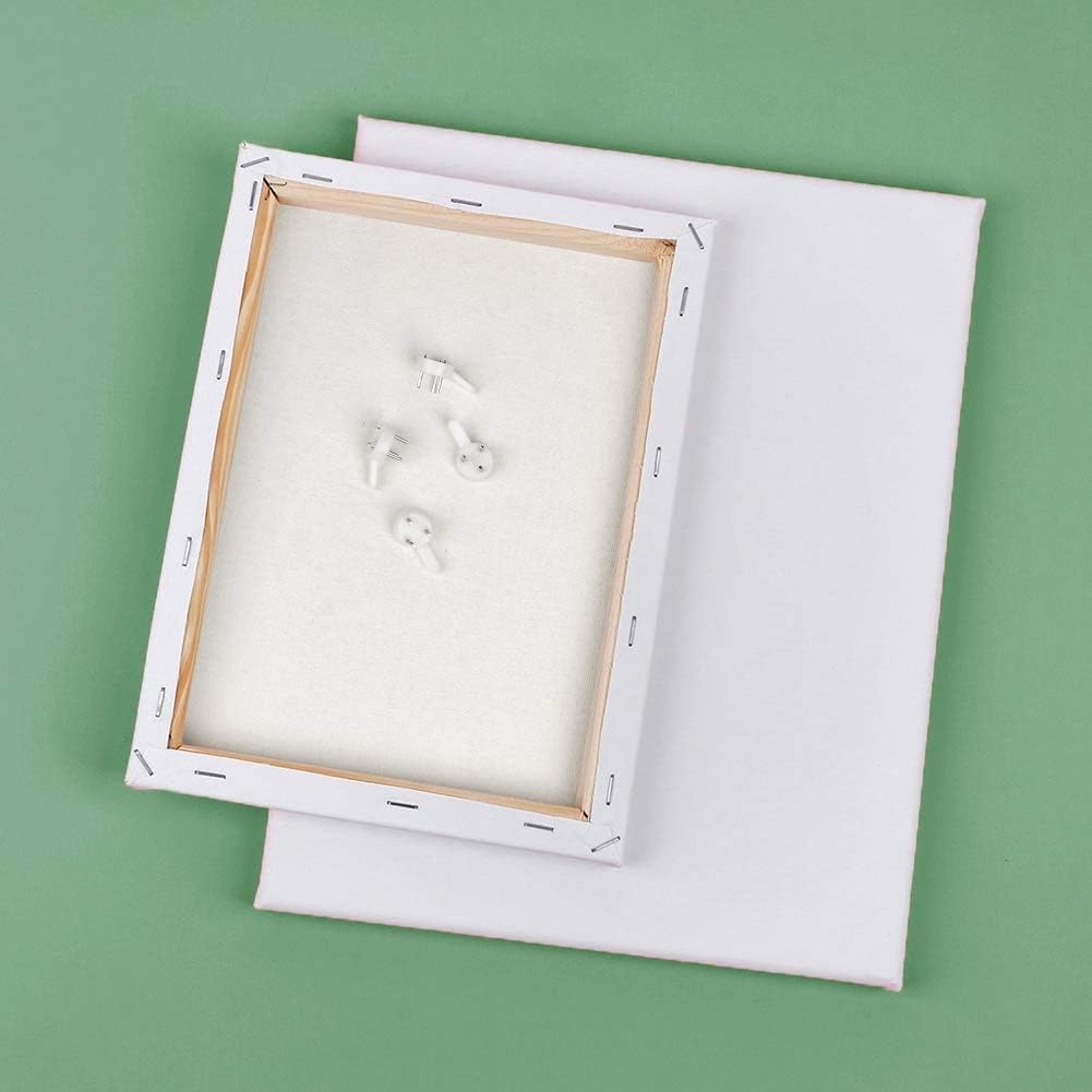 HOTOOLME 12 Stück Leinwand Set - Leinwand zum bemalen, Keilrahmen 13x18cm, 18x24cm, 24x30cm, 30x40cm
