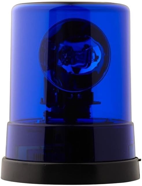 HELLA - Halogen-Rundumkennleuchte - KL 700 - 12V - blau - Anbau/geschraubt - Stecker: Flachstecker -