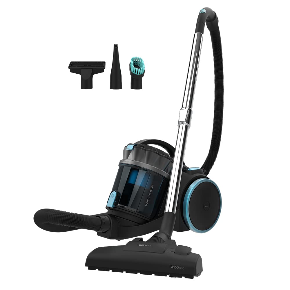 Cecotec Bodenstaubsauger ohne Beutel Conga Rockstar Multicyclonic XXL. 800 W, Multizyklon, 20 kPa, K