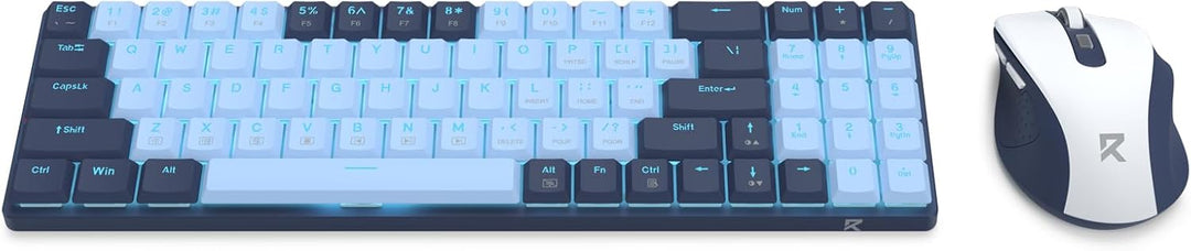 Redragon BS8773 Gaming-Tastaturen &amp; -Mäuse Combos Kabellos 78 Tasten | 2.4G Low-Profile mechanische