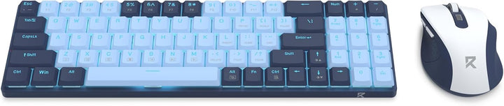 Redragon BS8773 Gaming-Tastaturen &amp; -Mäuse Combos Kabellos 78 Tasten | 2.4G Low-Profile mechanische