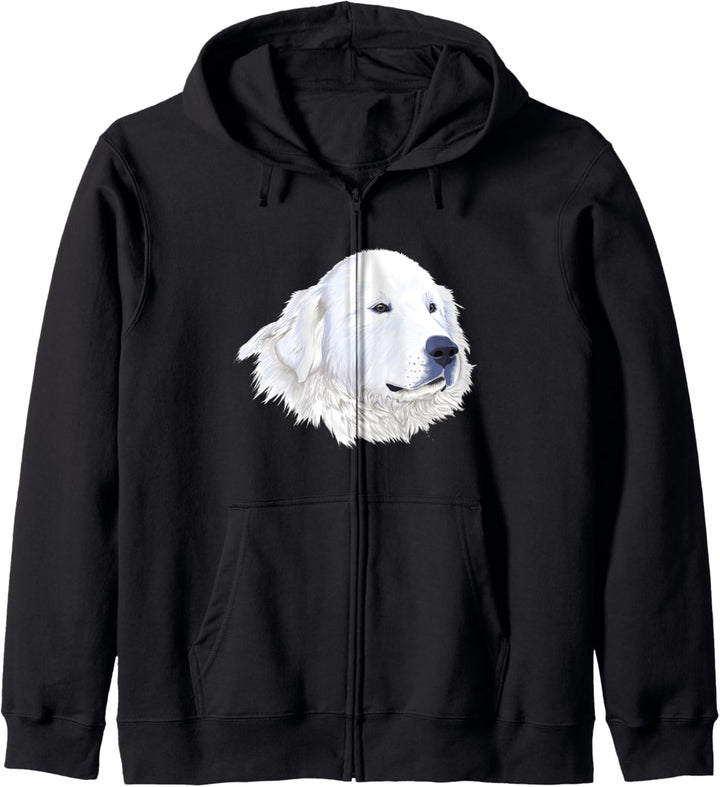 Hund Pyrenäenberghund Kapuzenjacke