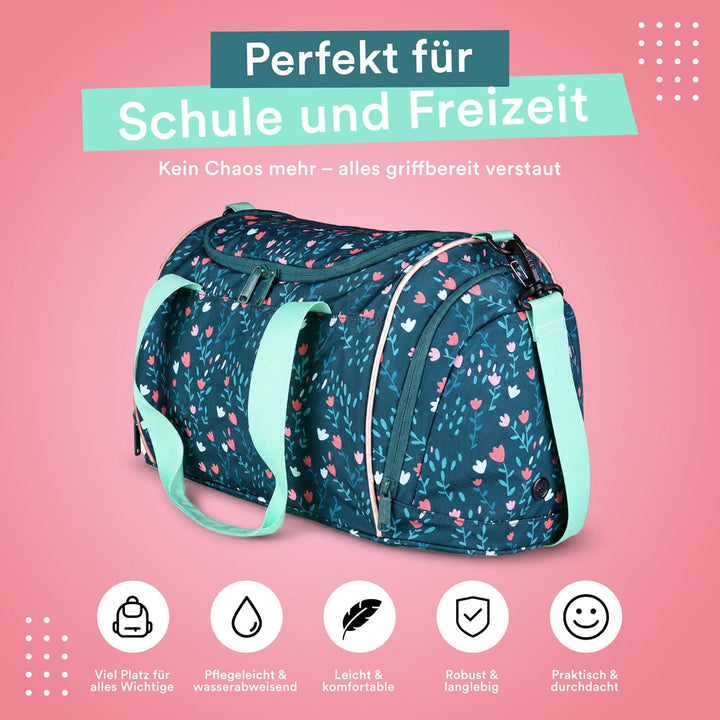 McNeill Sporttasche Deary für Mädchen – Sport- und Freizeittasche für Naturfans &amp; Träumerinnen – Spo