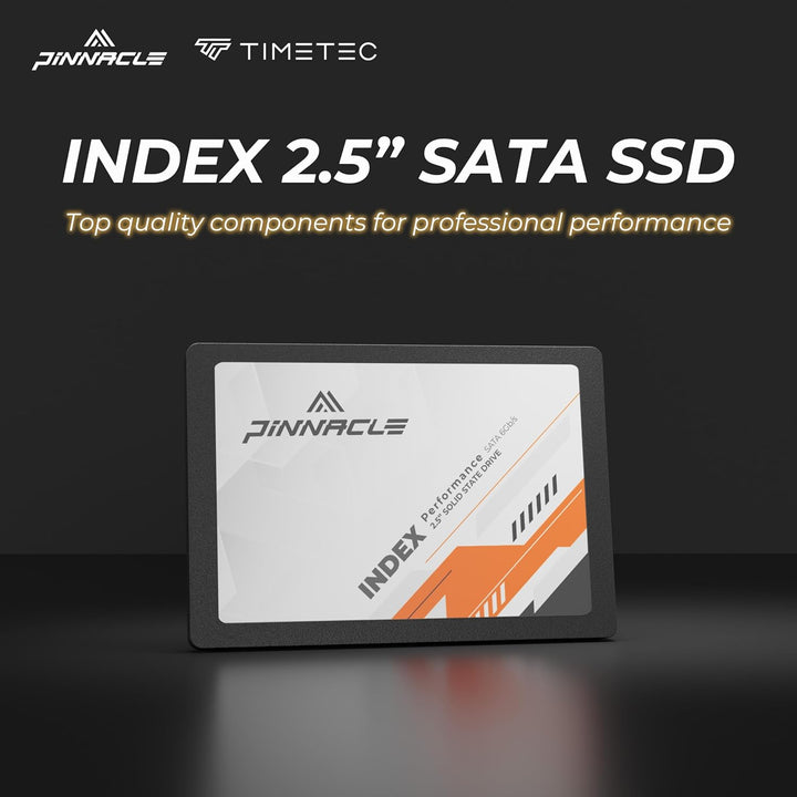 Timetec 512 GB SSD 3D NAND QLC SATA III 6 Gb/s 2,5 Zoll 7 mm(0,28 Zoll) Lesegeschwindigkeit Bis zu 5