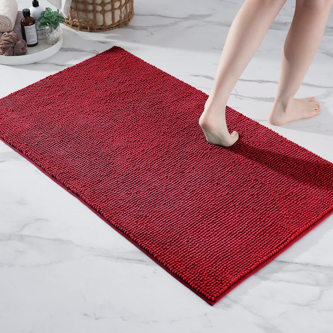 Decomira Badematte rutschfest | Als Badteppich Set kombinierbar | Badezimmer-Teppich Bad-Vorleger wa