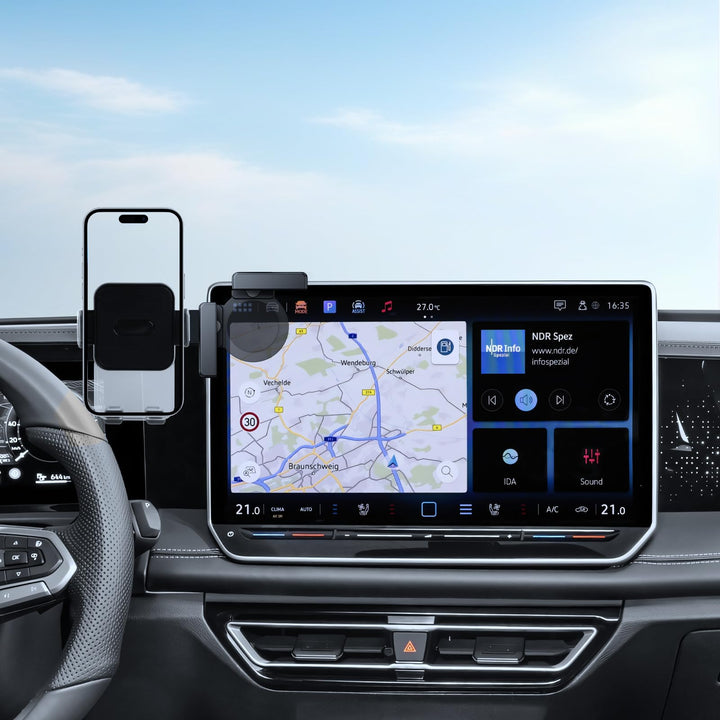 Handyhalterung für VW 12,9 Zoll Display, Golf 8.5/Tiguan 3/Passat B9, Golf/Tiguan/Passat 2024-2026 A