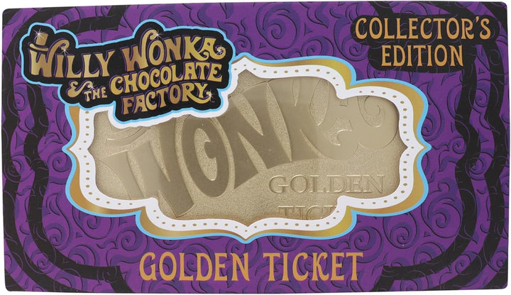 FANATTIK Willy Wonka - Golden Ticket - Ticket Edition Collector