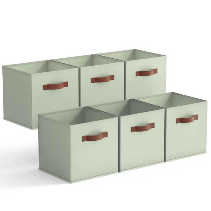 GRANNY SAYS Aufbewahrungswürfel Stoff, 6 Stück Aufbewahrungsboxen für Würfelregal, Regalkörbe 26,7 x