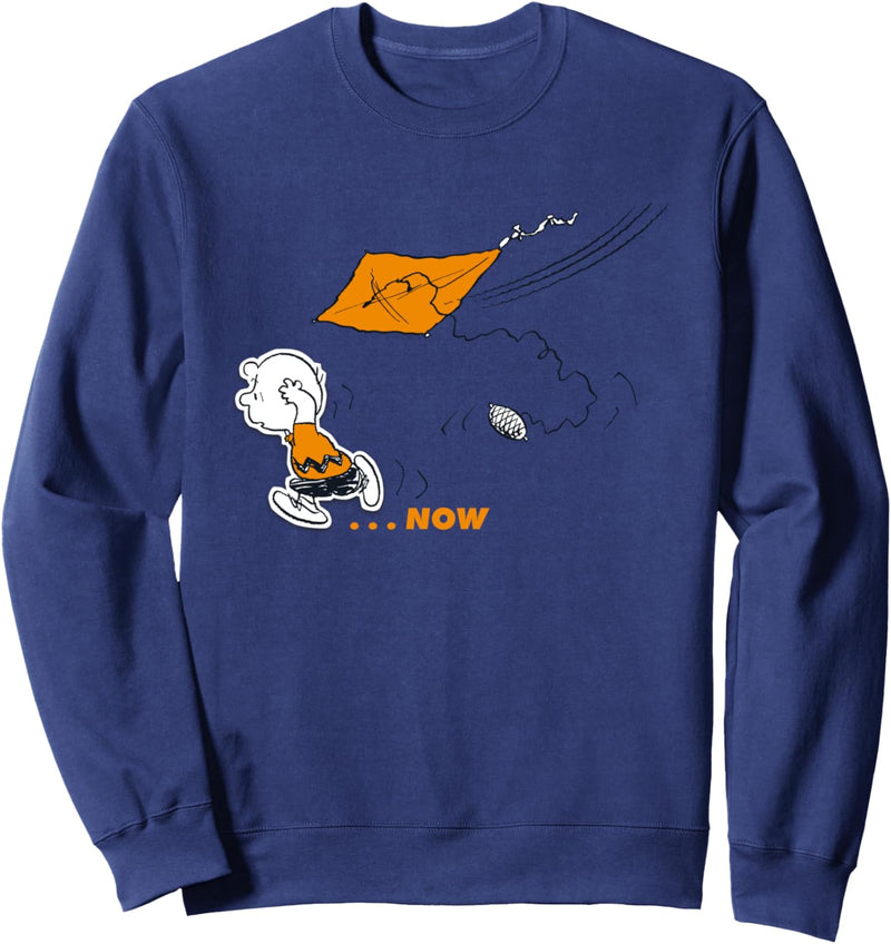 Peanuts Charlie Brown Damals und heute Sweatshirt