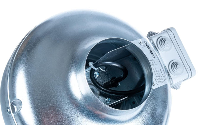 Steinberg14 Rohrventilator 100mm Rohrlüfter Abluftventilator Lüftung Lüfter 379m³ A Ø 100mm Rohrvent