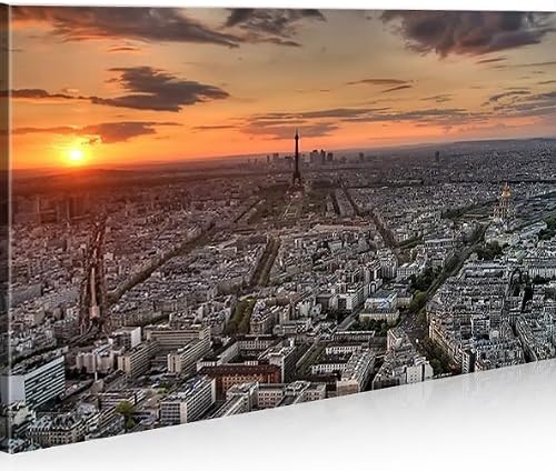 islandburner Bild Bilder auf Leinwand Paris 1p XXL Poster Leinwandbild Wandbild art up your life ®