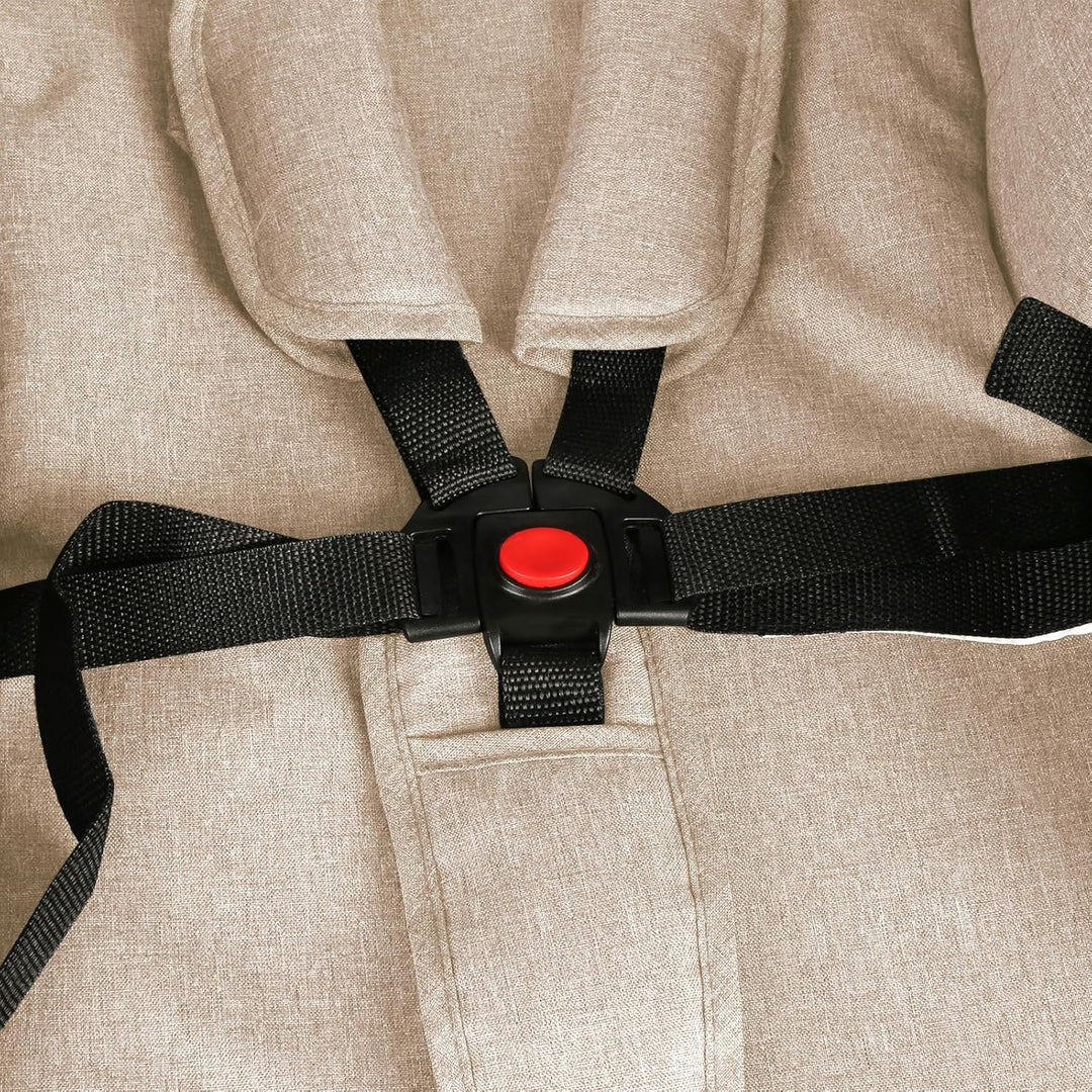 Buggy mit Liegefunktion, Kinderwagen Zusammenklappbar mit Wattepads und Moskitonetzen, Reisebuggy mi