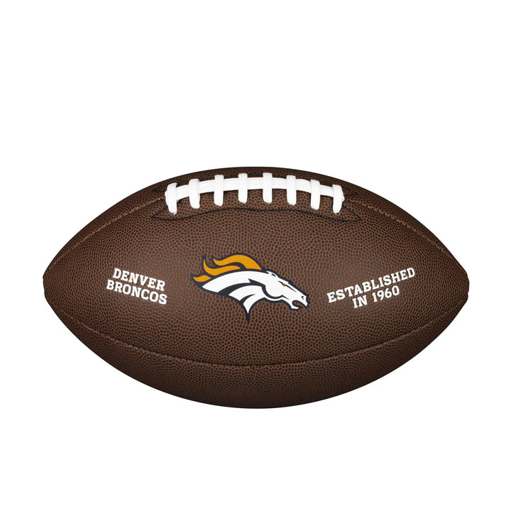 Wilson American Football MINI NFL TEAM SOFT TOUCH, Soft Touch-Mischleder OFFICIAL Denver Broncos, OF