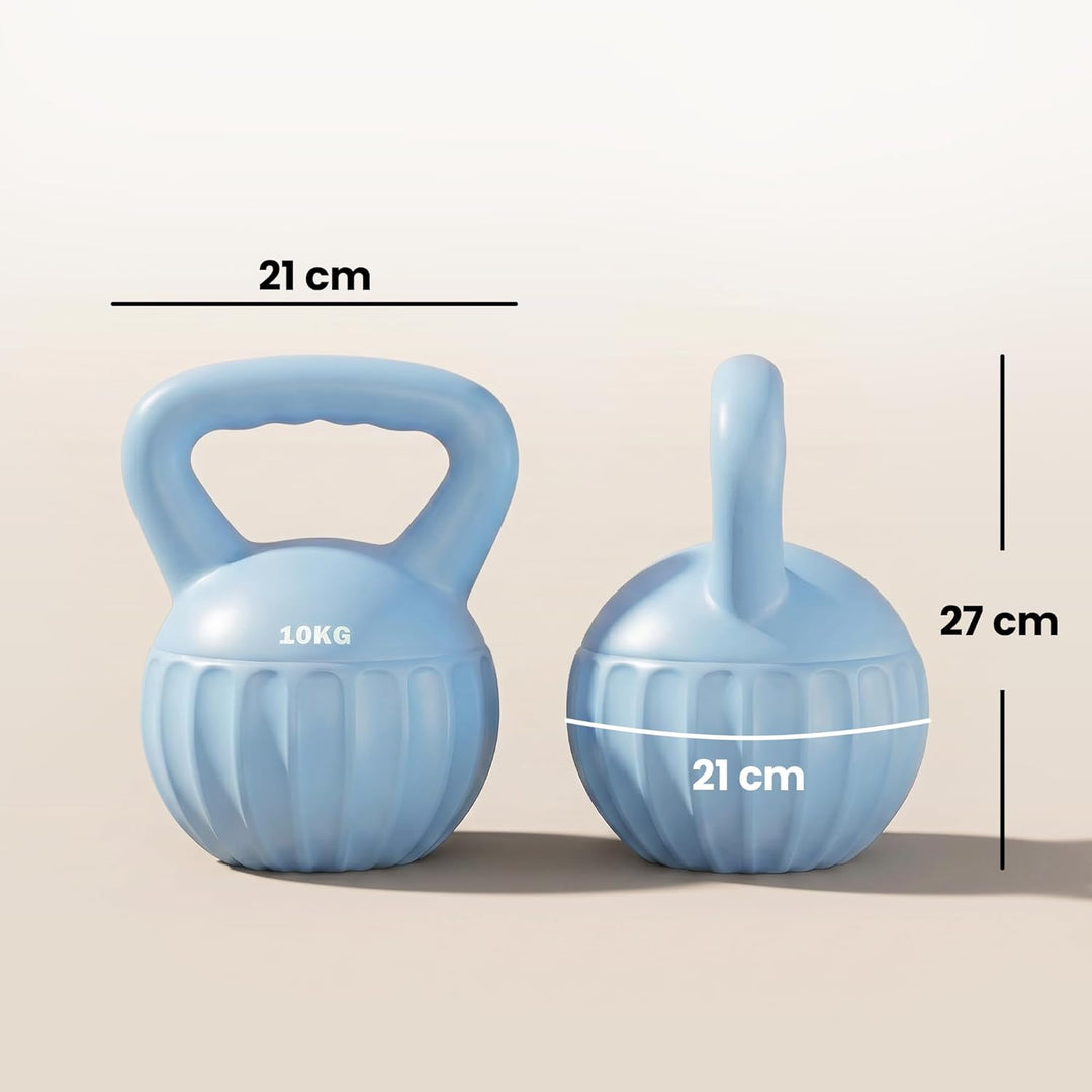 SPORTNOW Kettlebell Kugelhantel 6 kg Gewicht-Hantel mit Sand befüllt für Anfänger Zuhause Krafttrain