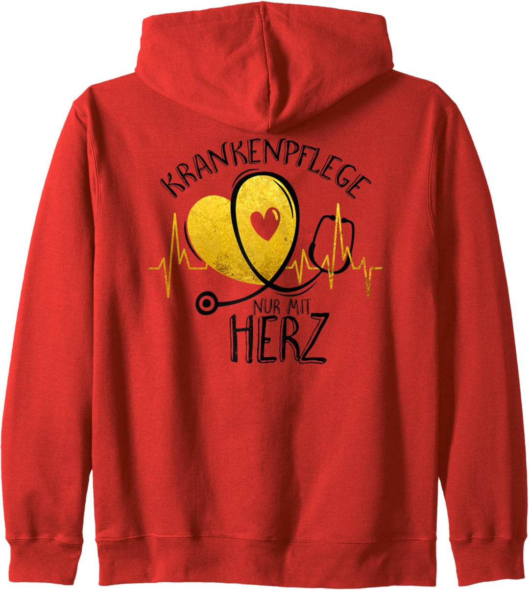 Heart Curve Stethoscope - Krankenpflege 3 Fan Fun Kapuzenjacke