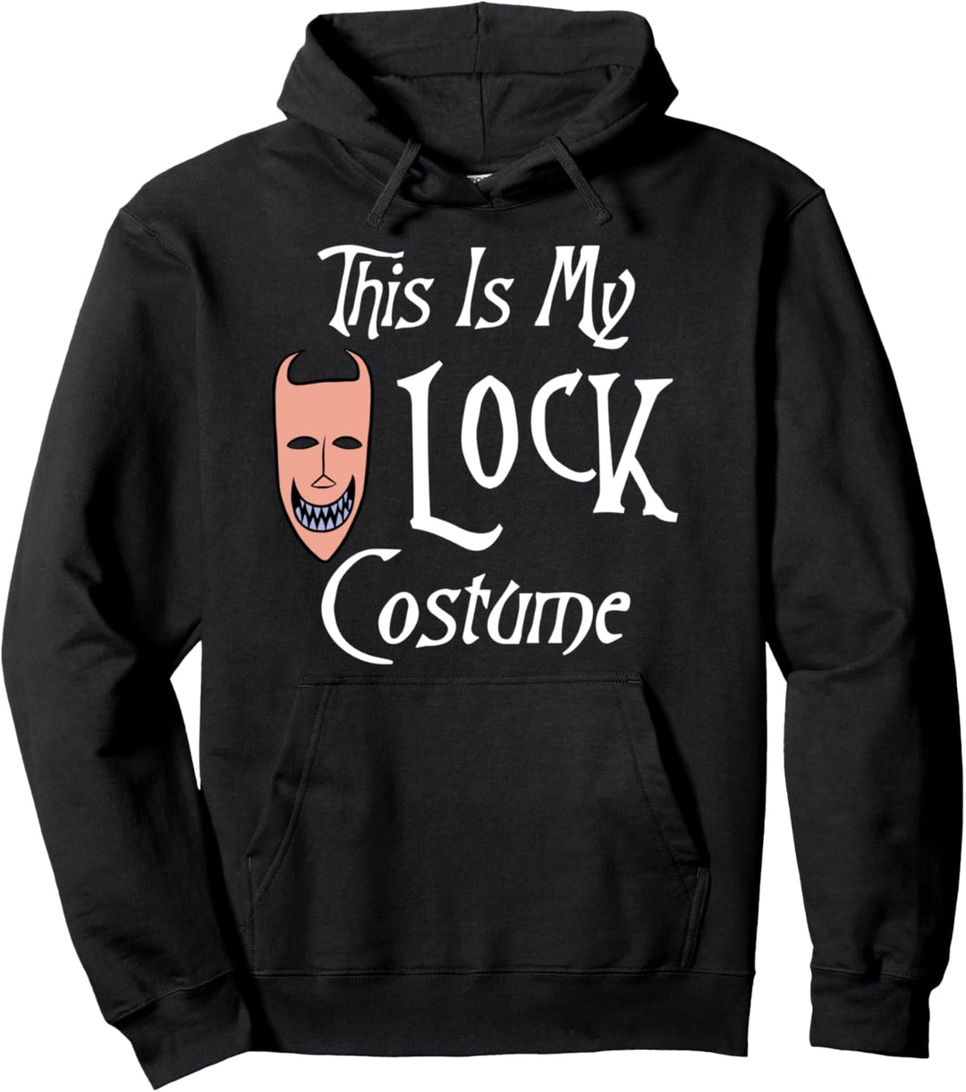 Nightmare Before Christmas This Is My Lock Costume Pullover Hoodie
