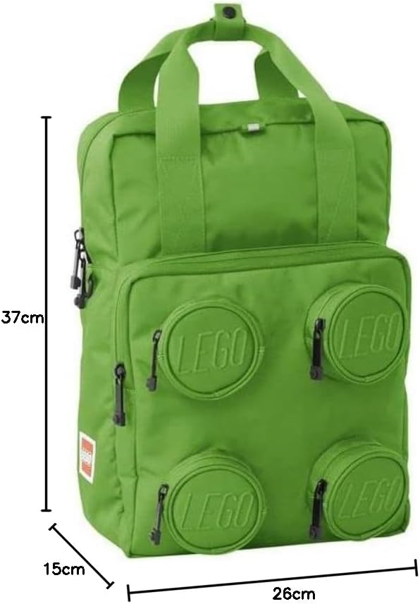 SKANDO BAGS Unisex Lego Backpack Grün, Grün