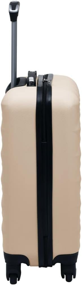 vidaXL Hartschalen-Trolley-Set 2 Stk. Golden ABS, Gold