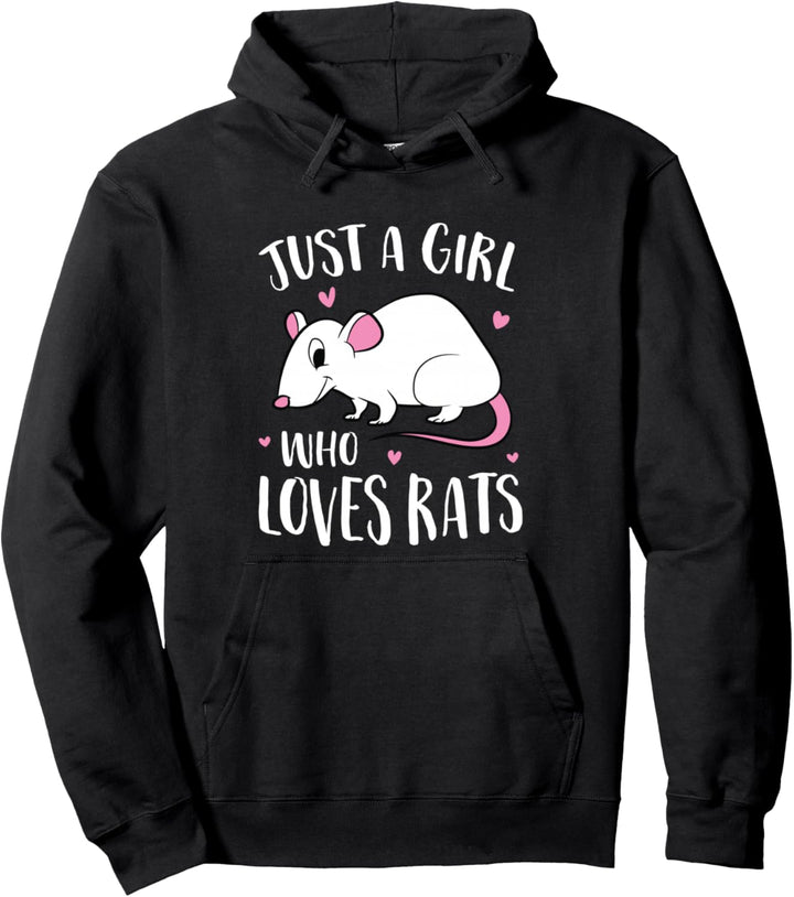 Ratten Mama Nur Ein Mädchen Das Ratten Liebt Ratten Mädchen Pullover Hoodie