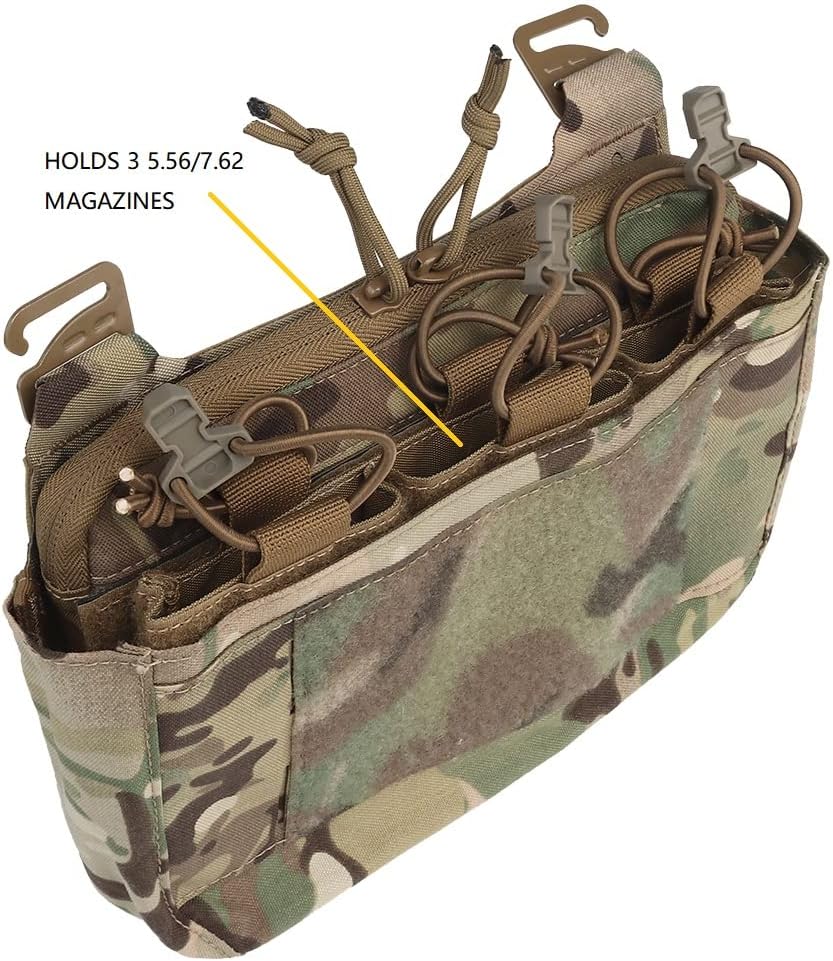 G-Hook DOPE Front Flap Double Stack Abdominal Fanny Pack Dreifache Magazintasche für Tactical Chest