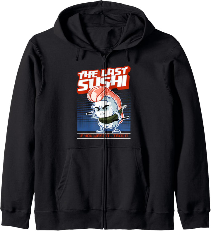 Sushi-Geschenk Japanisches Sashimi Letztes Sushi Kapuzenjacke