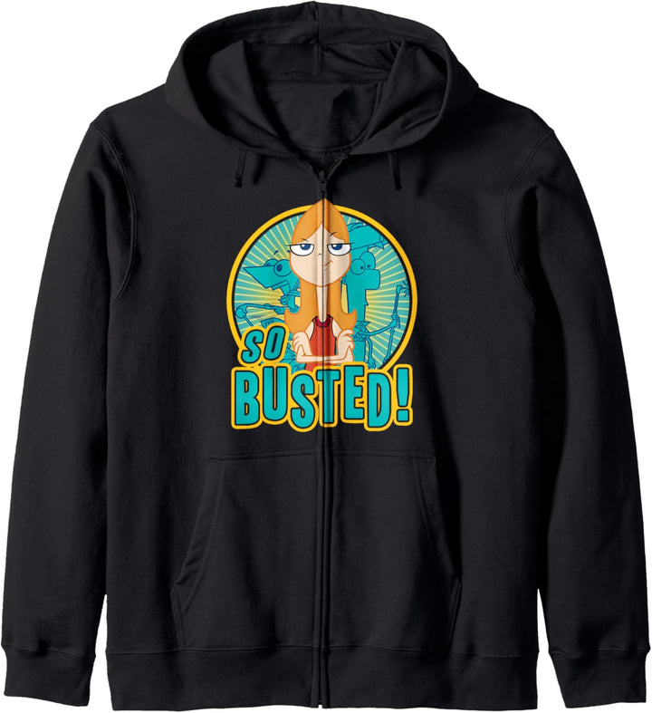 Disney Phineas And Ferb So Busted Poster Kapuzenjacke