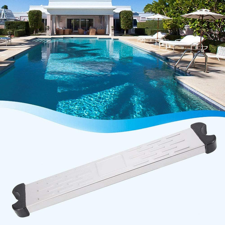 Schwimmbadleiter Pedal aus Edelstahl 50cm Länge Poolleiter Stufen Ersatz rutschfeste Poolleiter für