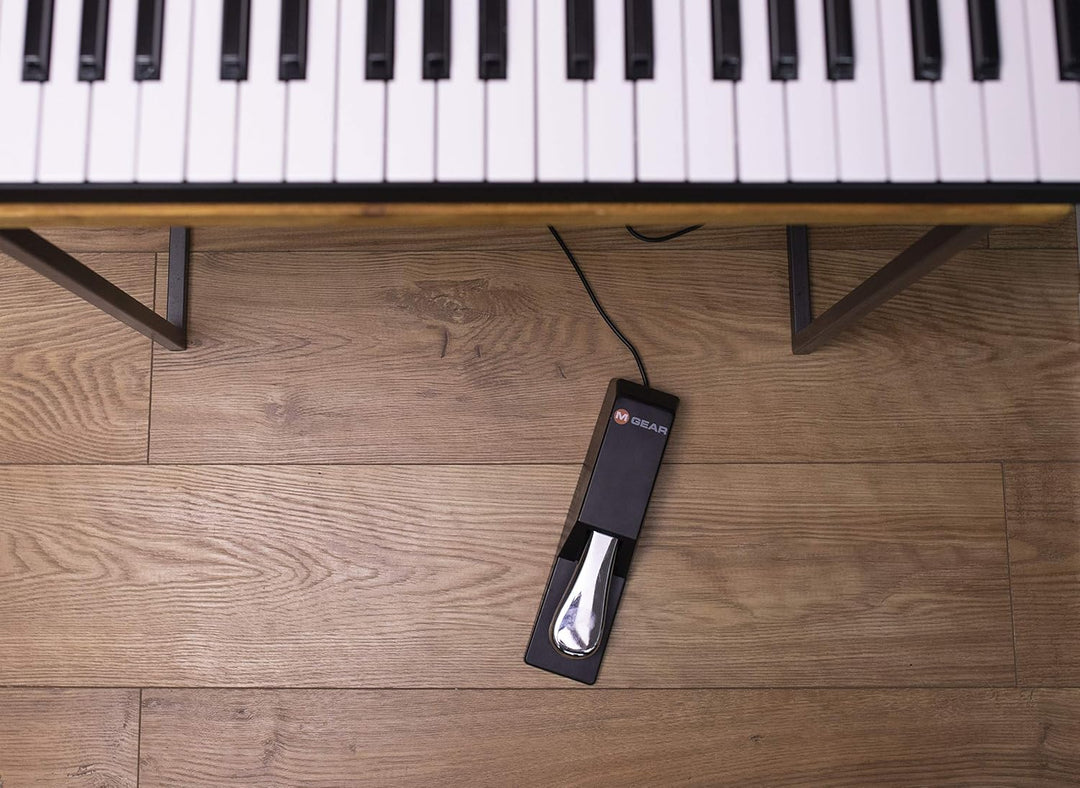 Native Instruments Komplete Kontrol M32 Tastatur-Controller Schwarz & M-Audio SP-2 - Universal Susta
