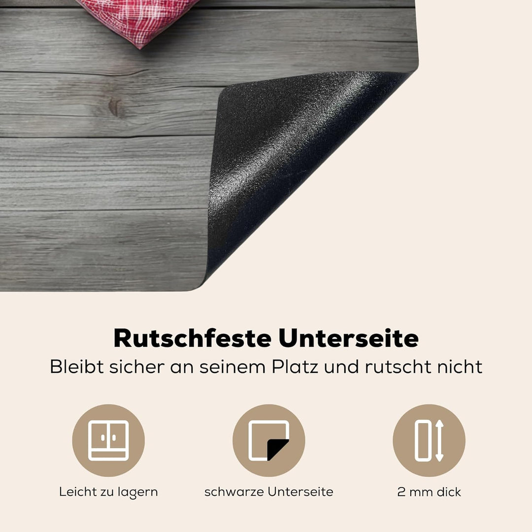 KitchenYeah© Herdabdeckplatte Einteilig Ceranfeld Abdeckplatte für | 89x51 cm - Induktionsschutz Cer