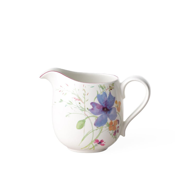 Villeroy und Boch Mariefleur Basic Milchkännchen, schöne und praktische Milchkanne mit verspieltem B