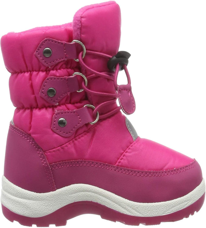 Playshoes Unisex Kinder Winter-Bootie Schneeschuh 20/21 EU Rosa Zum Schnüren, 20/21 EU Rosa Zum Schn