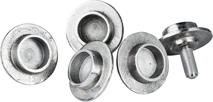 Michael Noll Kerzenhalter Bottle Flasche Weinflasche Aluminium Silber Teelicht - Kerzenständer, Kerz