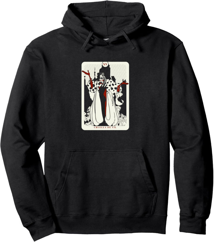 Disney 101 Dalmatians Cruella De Vil Tarot Card Pullover Hoodie