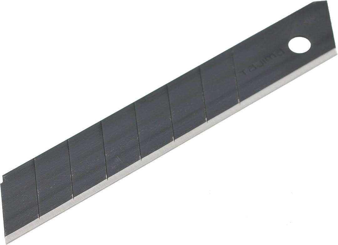 Tajima Ersatzklingen für Cutter (Breite 18 mm, 50 Stück in einer Box, Black Blade Klingen, für Pappe