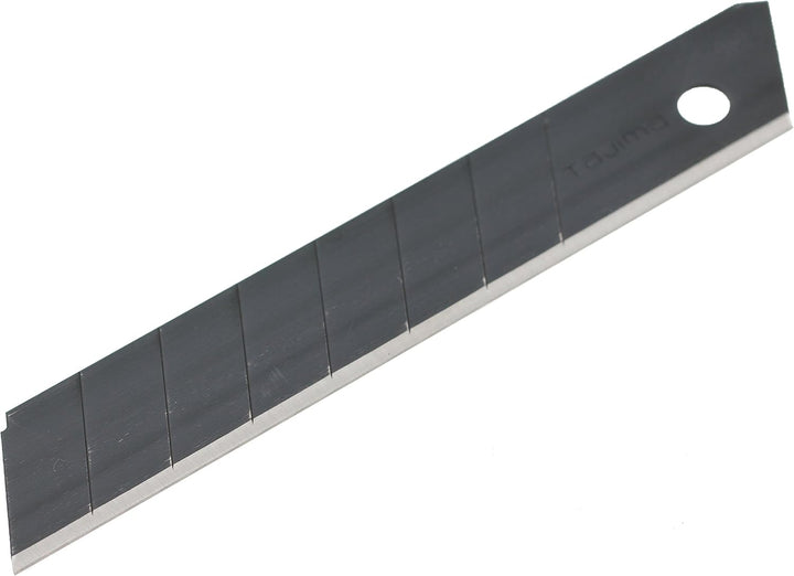 Tajima Ersatzklingen für Cutter (Breite 18 mm, 50 Stück in einer Box, Black Blade Klingen, für Pappe