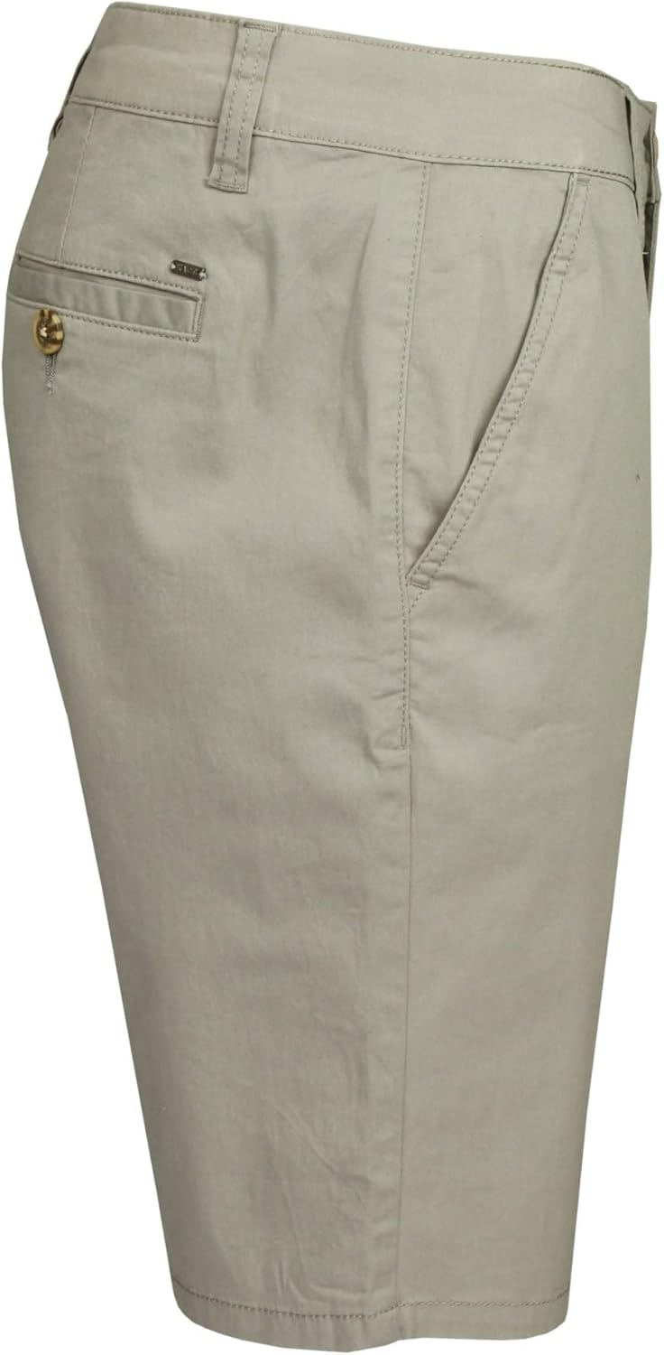 Xact Herren Chino Shorts Baumwoll Stretch Regular Fit Kurze Hose Sommer Bermuda Golf Business Casual