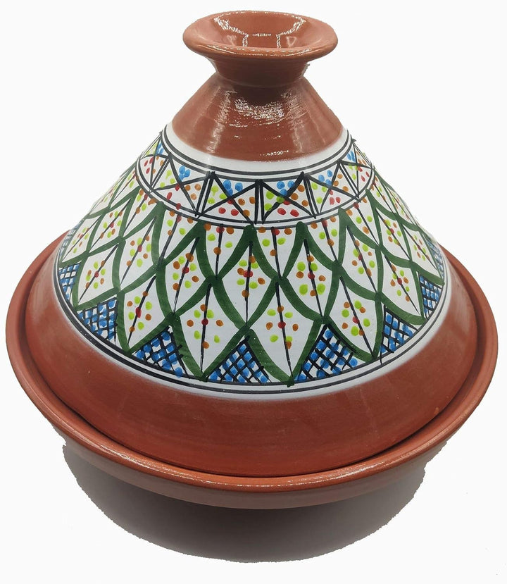 Tajine Terracotta-Topf Ethnischer Teller Marokkanisch Tunesisch XL 32 cm 2910201101