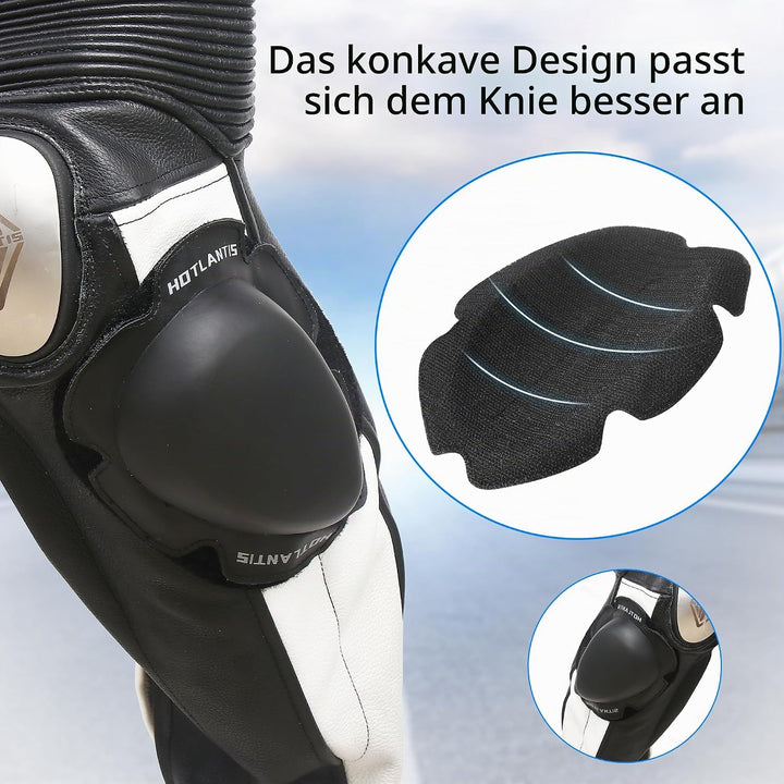 HOTLANTIS Universal Knieschleifer Knee Slider für Knieschutz Outdoor Motorrad Reiten Motorrad Racing