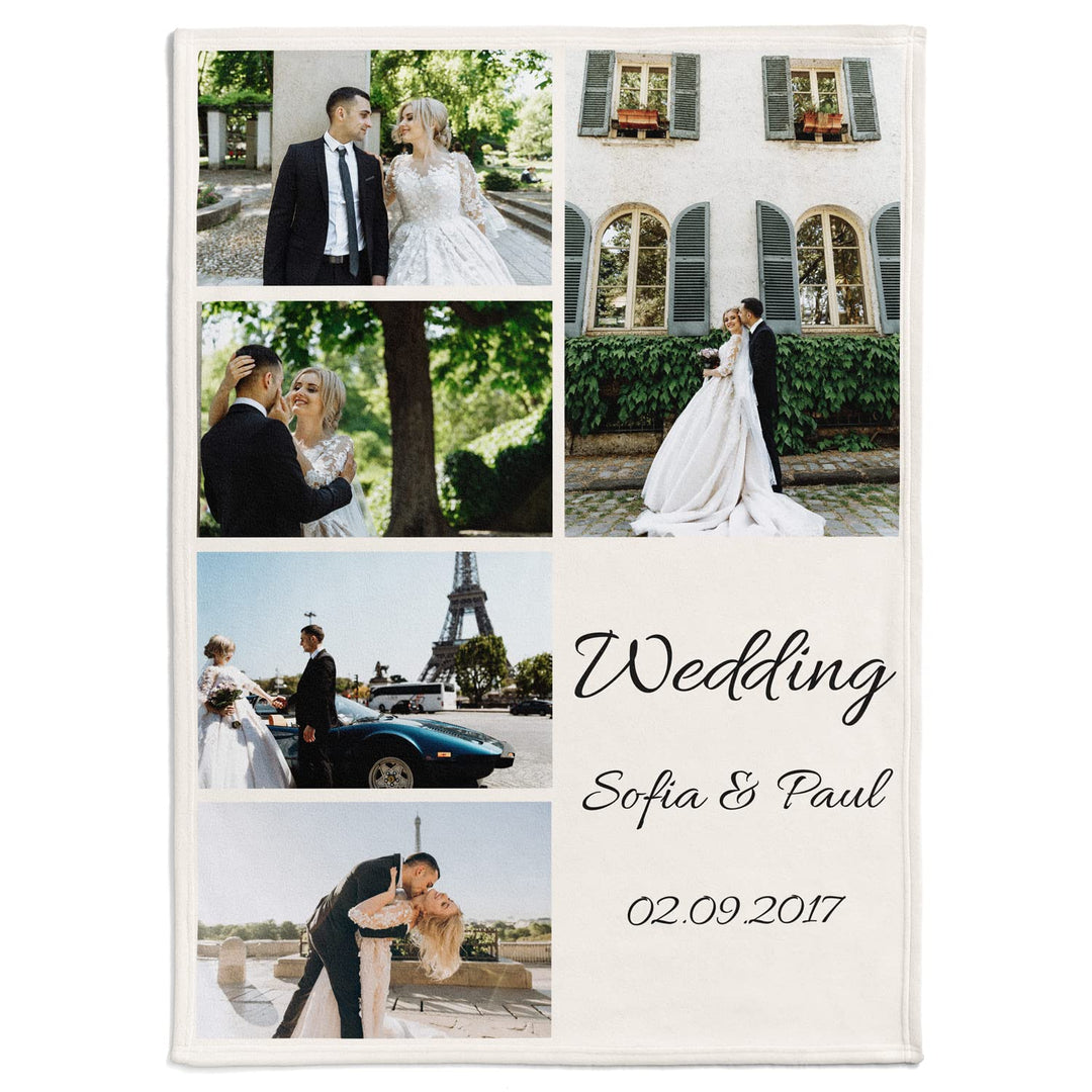 Personalisedog Personalisierte Fotodecke Decke mit Eigenem Foto & Text | Super Weiche Fleecedecke Mi