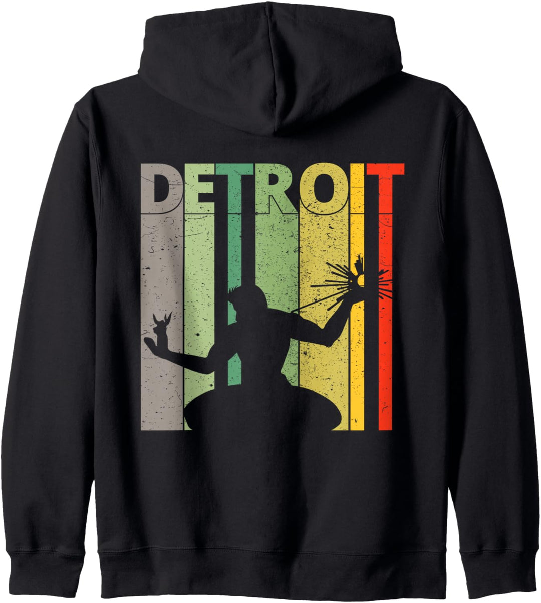 Vintage Spirit of Detroit Retro Detroit Kapuzenjacke